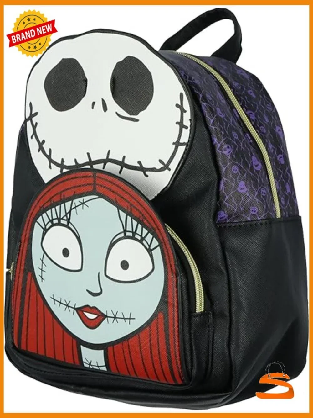 Mini Backpack Jack Skellington Sally Purse 10